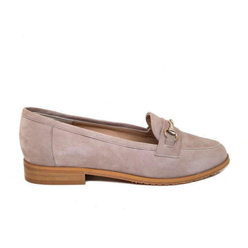 DUELLA Veloursleder Nude