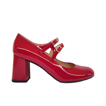 VRADOX Red Leather Patent
