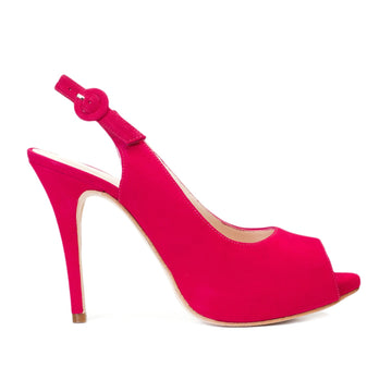 CAMILA Pink Ray Leather Suede