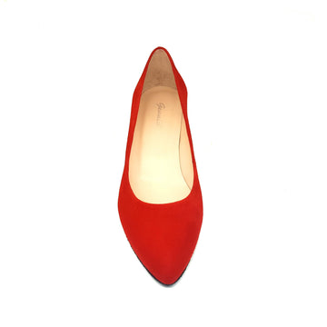 KATE Leather Suede Red