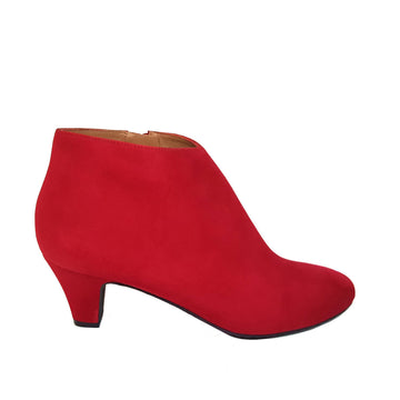 ELIPE Red Leather Suede