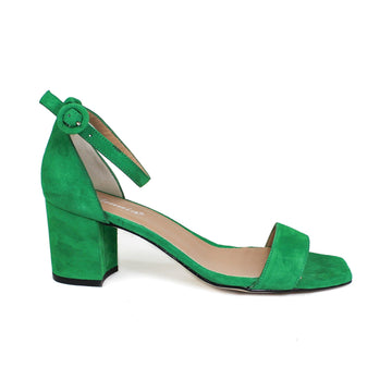 SARAY Clover Green Suede Leather