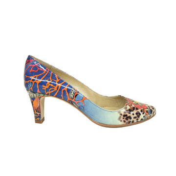 ISA Engraved Multicolor Patent Leather 